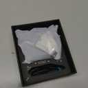 Aulumu A29 Geometric AirPods 4 Case with Lock | Protective Cover with Nylon Buckle | Alloy Armour | Compatible with Apple AirPods 4th (2024) - Translucent White