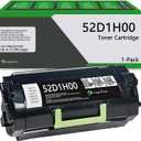 521H 52D1H00 Toner Cartridge High Yield (1-Pack) Compatible Replacement for Lexmark 52D1H00 Toner Cartridge Work for MS710 MS711dn MS810 MS810dn MS810de MS811n MS811dn MS812 MS812dn MS812de Printer