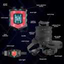 Squad Hero Rechargeable Laser Tag 360° Sensors + LCDs - Set of 4 - Easter Gift Ideas for Kids Teens and Adults Boys & Girls Family Fun - Cool Teenage Lazer Group Activity, Teen Gifts Ages 8+ Year Old