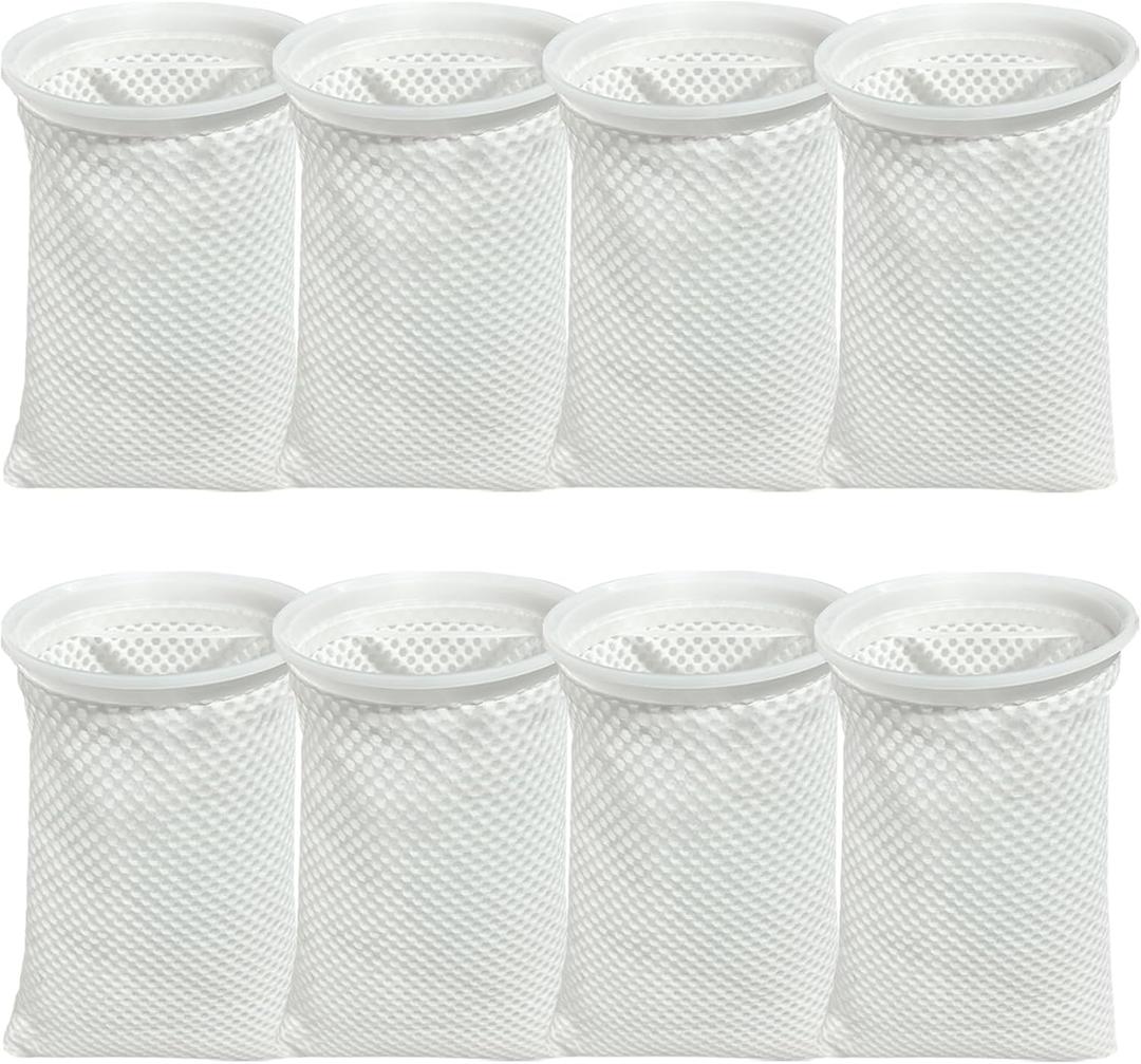 8 Pcs 7 Inch Filter Socks 150 Micron, Honeycomb 3D Filter Socks for Saltwater Aquarium, Sump Filter Sock, Reef Filter Sock Bags
