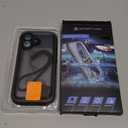 SPORTLINK for iPhone 17 Case - IP68 Waterproof Military Protective Full Body Heavy Duty Shockproof 360 Sealed Dustproof with Camera Screen Protector Phone Cover for iPhone 17 6.3" Black