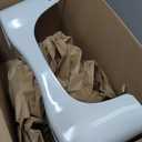 Squatty Potty Simple Curve Bathroom Toilet Stool 7" White