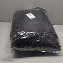 KNZE Super Soft Area Rugs for Living Room 5x7 Black, Fluffy Furry Shaggy Fuzzy Area Rug, Upgrade Anti-Skid Rectangular, High Pile Soft Throw Rug for Bedroom and Kids Room, Home Decor Aesthetic