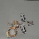 Tenergy 2 Pack Battery Operated LED String Lights, Includes 6 AA Batteries, 16.5ft Light String 50 Dimmable LEDs, Remote Control, Outdoor Ready for Christmas Decorations, Wedding Decor, UL Certified