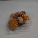 Whaline 12Pcs Fall Faux Velvet Pumpkins Thanksgiving Harvest Artificial Fake Pumpkin Rustic Assorted Sizes Orange Brown Khaki Small Foam Pumpkins for Fall Wedding Party Home Table Decor