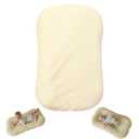 Snuggle Style Baby Nest, Baby Lounger, Organic Cotton Lounger for Baby, Breathable Portable Secure - Snuggle Collection (Cream)