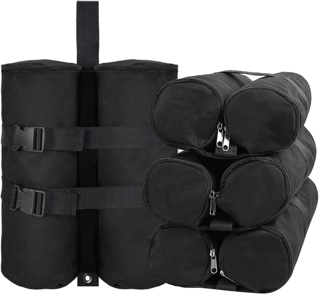 Sand Weight Bags(140lbs) for Pop up Tent,1680D Heavy Duty Weights Sand Bags for Outdoor,Set of 4