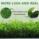 Yangrass Grass Wall Panels, 20''x20'' 12pcs Artificial Boxwood Hedge Panels Privacy Screen, Green Wall Decor with UV Protection, Greenery Backdrop for Garden Indoor Outdoor Decor