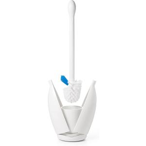 OXO Good Grips Toilet Brush, White, 5"L x 5"W x 18.5"H