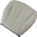 NLQR Tan Front Driver and Passenger Side Bottom Replacement Leather Seat Covers Compatible with Toyota Camry 2007 2008 2009 2010 2011
