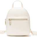 Mini Backpack Purse for Girls Teenager Cute Leather Backpack Women Small Shoulder Bag Handbags Beige