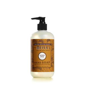 MRS. MEYER'S CLEAN DAY Hand Soap, Made with Essential Oils, Biodegradable Formula, Acorn Spice,  (12.5 Fl Oz (Pack of 3))