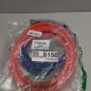 Washer Hose 10 Ft/10FT Rubber Washing Machine Hoses,Washer and Dryer Hose 3/4 Connection Supply Lines for Hot and Cold Water Washer Hoses-by MIFLUS,Universal Washing Machine Hose (2 Packs)