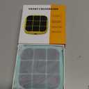 Tic-Tac-Toe Bolt Game, 4-in-1 Handheld Puzzle Games Console, Electronic Tic-Tac-Toe Game for Educational and Memory Growth, Portable Travel Games for Car Ride, Board Games for Kids and Adults (Cyan)