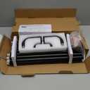 Double Curtain Rods 32 to 115 Inches, HOTOZON Blackout Double Curtain Rods for Windows 83 to 111 Inches (6.9-9.25 ft), 6/8 Inches Wrap Around Room Darkening Telescoping Drapery Rod, Black