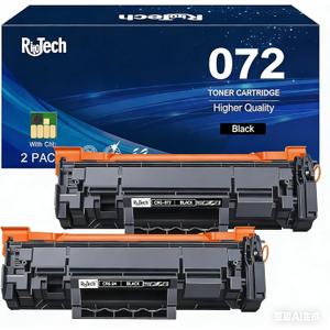 072 Black Toner Cartridges - for Canon 072 CRG072 072H for Canon ImageCLASS MF284dw MF289dw MF287dw LBP172dw Series Printer,2 Pack (with Chip)