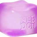 Schylling NeeDoh Nice Cube -Sensory Squeeze Toy with Super Solid Squish - 2.25" Cube (Purple)