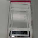 Car Sun Visor Vanity Mirror with Lights, Rechargeable Car Makeup Mirror Accessories, Birthday Gifts for Women Girl, 3 Light Modes, Dimmable Touch Led Screen, Universal for Car Truck (White)