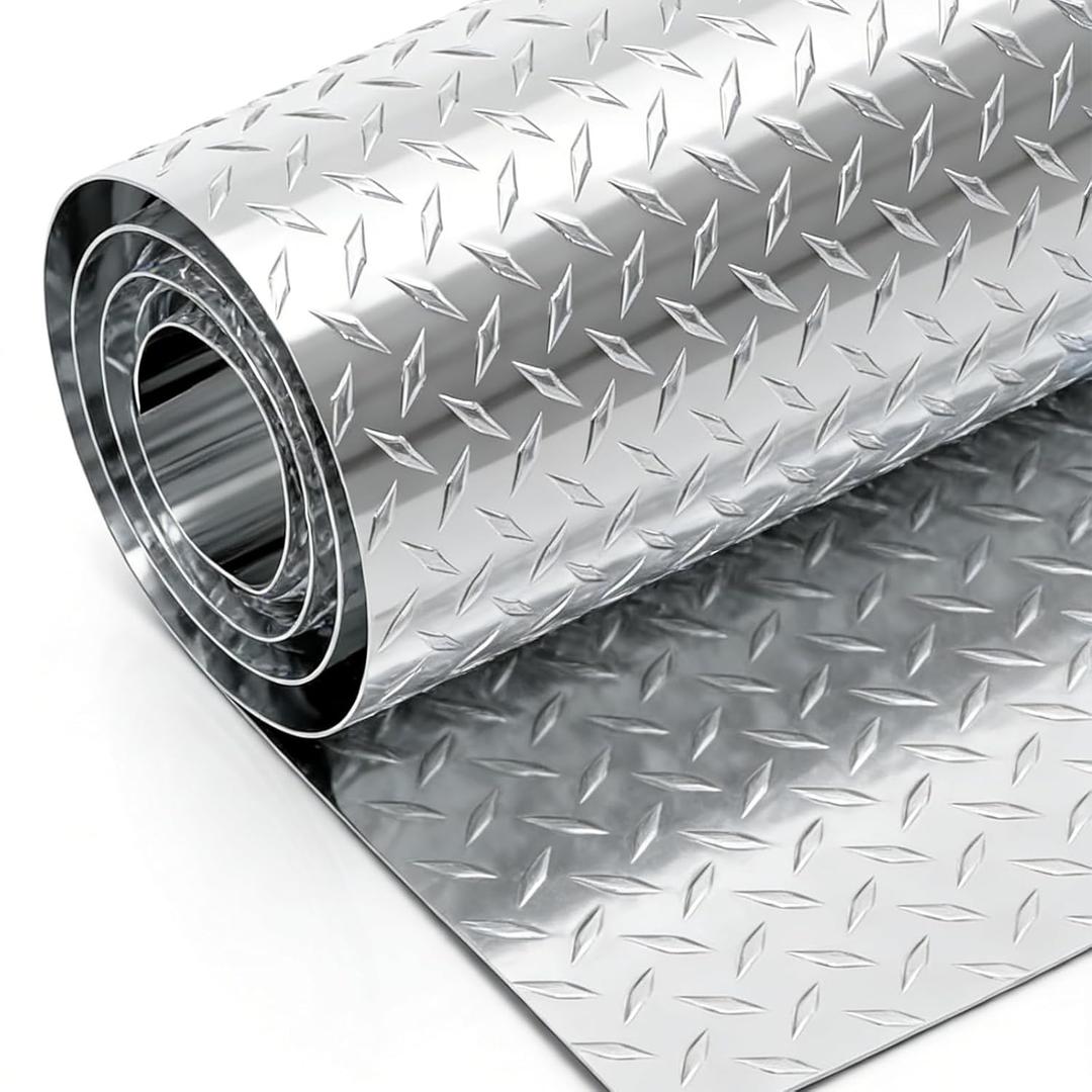 Diamond Plate Aluminum Sheet 48"X96" for Wall Covering, Cargo Trailer