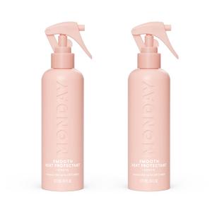 MONDAY HAIRCARE SMOOTH Heat Protectant with Keratin 6 oz for a Smooth, Polished Finish(Pack of 2)