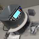 Aneken Coin Counter and Sorter with TFT Display - Accurate Sorting Machine for 5 Denominations, Smooth Operation at Up to 300 Coins Per Minute, Ideal for Efficient Money Management (Blue)