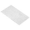 PATIKIL 8" x 4" 304 Stainless Steel Perforated Sheet, 0.2" Hole 19GA Expanded Metal Mesh Plate Screen Decorative Meshes for Ventilation Grill Smoking