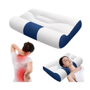 Sleep Enhancing Cervical Support Comfort Goose Down Pillow, 2025 New Ergonomic Goose Down Pillow, Sleep Aid Pillows Cervical Support Comfort Ergonomic Slleep Enhancing Pillows (Blue, L)