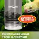 REPTI ZOO Reptile Cricket Calcium Powder Mixer, Cricket Keeper Shaker for Bearded Dragon Gecko Snake Lizards, Dispenser Feeder for Chameleon Reptile & Amphibians