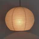 Hemispherical Lamp Shade (14 Inch) White Folding Paper Lamp Shade Chinese Lantern