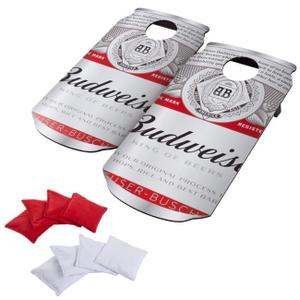 Hey Play 80-BBT09-BUD18 Budweiser Cornhole Outdoor Game Set Hey Play 80-BBT09-BUD18 Budweiser Cornhole Outdoor Game Set