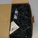 Joomer Christmas Net Lights  12FT x 5FT 360 LED Plugin Mesh Lights, Waterproof with 8 Modes, Timer, Connectable for Bushes, Trees, Garden, Outdoor Christmas Decor (Green Wire, Warm White)