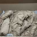 Bedsure Tufted Boho Comforter Set King Size - Light Brown Boho Bed Set, GentleSoft™ 3 Pieces Farmhouse-Style Embroidery Bedding, Gifts for Woman, Jacquard King Comforter for All Seasons