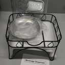 2 Gallon Glass Beverage Dispenser with Stand and Lid, 18/8 Stainless Steel Spigot - Glass Drink Dispensers for Parties - Mason Jar Drink Dispensers with Lids