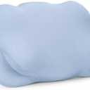 DIICRIN Cloud Pillow for Sleeping, Cervical Neck Support Pillow with Ergonomic Contour, Memory Foam Neck Pillow for Side & Back Sleepers, Breathable Cover, Mellow Cloud Pillow for Better Sleep