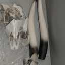 Cow Skull Wall Decor, Longhorn Wall Decor, 70-Inch bull horns Wall Sculpture, Highland Cattle Skull, Faux Taxidermy Animal Head Wall Art, Handmade Rustic Farmhouse Decor For Living Room, Bedroom, Holiday Gifts(Black)