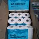 Amazon Basics 2-Ply Soft Toilet Paper, 30 Rolls (5 Packs of 6), 350 Sheets per Roll, Septic Safe, Equivalent to 185 Regular Rolls