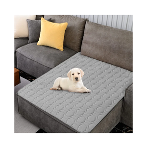 Waterproof and Non-Slip Dog Bed Cover and Pet Blanket Sofa Pet Bed Mat ，car Incontinence Mattress Protectors Furniture Couch Cover for Most Cats Dogs, Pets（40x50-Light Grey）