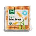 365 by Whole Foods Market, Organic Mini Toast, 2.8 Ounce (EXP 04/30/27)