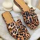 Soda Knit S Leopard Shoes7.5