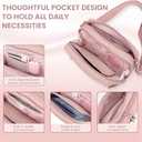 VONAL Wristlet Wallets for Women, RFID Wristlet Purse Built in Wallet, Small Nylon Crossbody Bags, Credit Card Holder