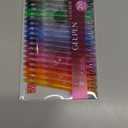 ParKoo 20 Colors Retractable Erasable Gel Pens Clicker, Fine Point 0.7 mm, Make Mistakes Disappear, Comfort Grip for Drawing Writing Planners and Crossword Puzzles