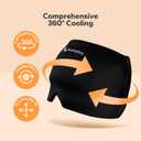 Headache Relief Cap, Effective Migraine, Headache, Hangover Relief, Migraine Cap for Self Care, Great Stress Relief Gift, Ice Cap for Headaches (Black)