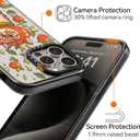 Compatible for iPhone 15 Pro Max Case Cute Aesthetic - Durable Shockproof 6.6 ft Drop Impact Phone Case Cover with Funny Fashion Kitty Cat 6.7" Black