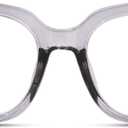 Oversized Reading Glasses for Women Men Large Square Frame Readers Trendy Eyeglasses with Spring Hinges (Grey)