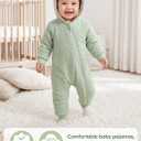 Unnivoll Baby Winter Clothes Cotton Baby Snowsuit for Boys Girls Long Sleeve Hooded Romper Newborn Jumpsuit Outfits