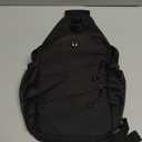 Crossbody Bags for Women Men Trendy Sling Bag Bakpack Casual Chest Bag with Convertible Shoulder Strap (Medium, Black)
