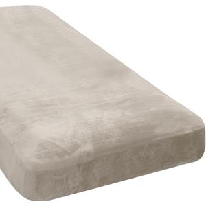 H.VERSAILTEX Velvet Stretch Individual Chaise Cover Sectional Couch Covers for L Shaped Sofa Both Left/Right Furniture Protector Seat Cushion Sofa Cover (1 Piece Chaise Cover, French Oak)