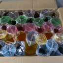 Rtteri 40 Pcs Hurricane Glasses 15 oz Plastic Luau Tumblers Frozen Cocktail Tumblers Colorful Hurricane Cups for Outdoors Tropical Hawaiian Summer Holiday Party Drinking, 5 Colors