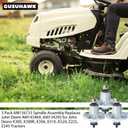 3 Pack AM143469 Spindle Assembly Replaces John Deere AM137483, AM136733, AM143469, AM134292, AM137097 for John Deere X300, X300R, X304, X310, X324, Z225, Z245 Lawn Tractors