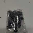 M8 x 55mm Flanged Hex Head Bolts Flange Hexagon Screws, Grade 10.9 Alloy Steel, Black Oxide Finish, Partial Thread, 10 PCS
